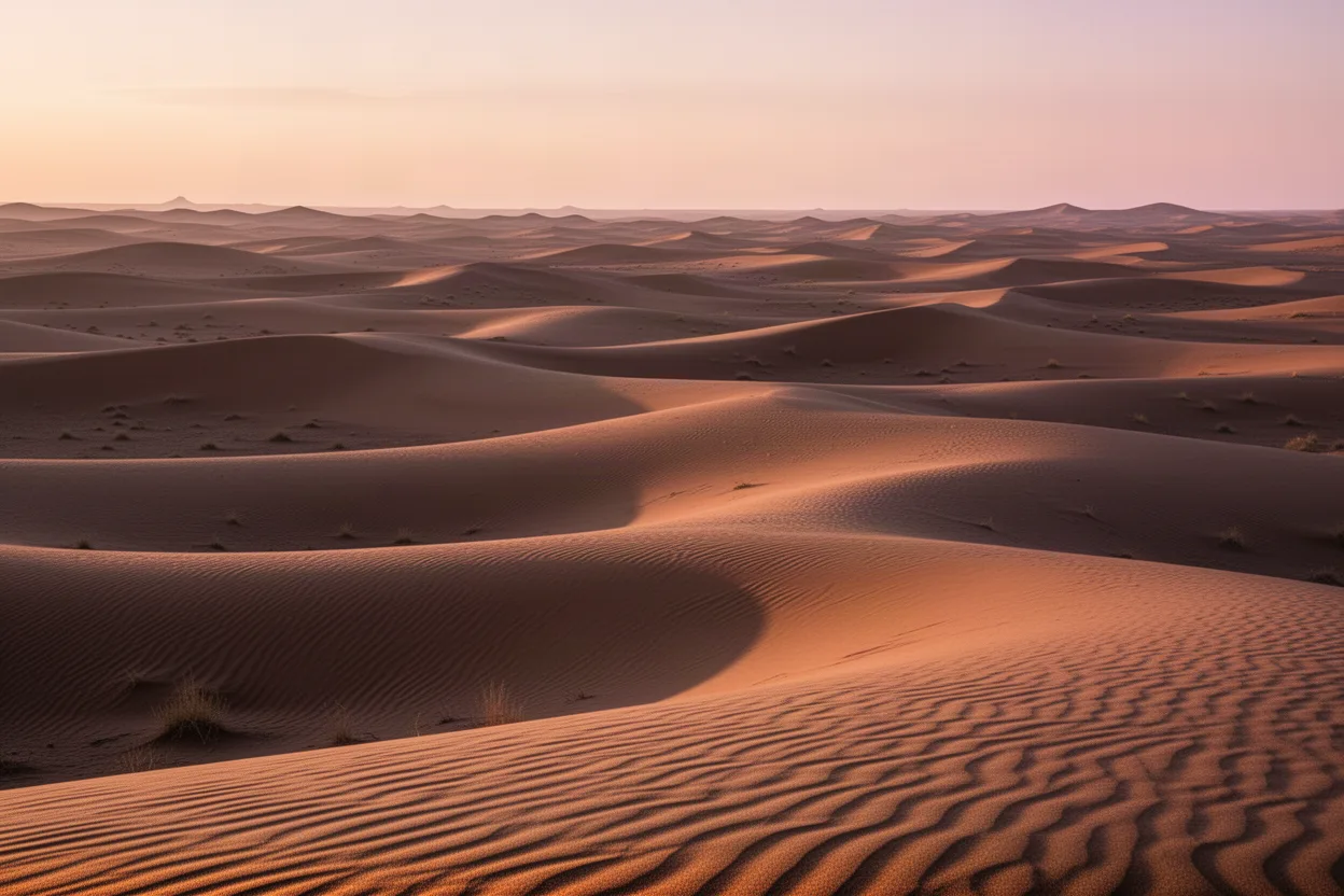 Desert Dunes at Sunrise