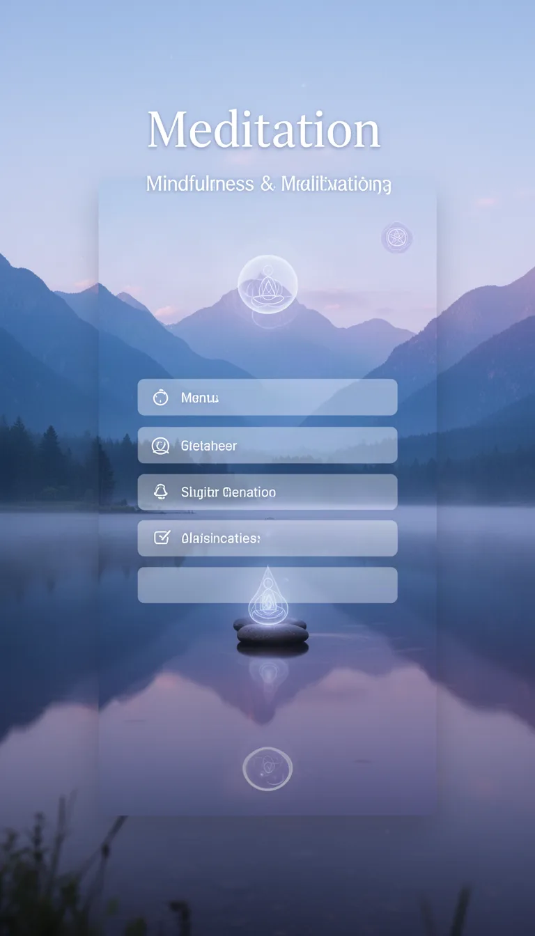 Meditation App Landing
